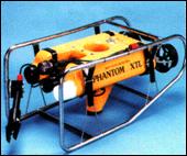 En enkel undervattensfarkost (ROV, Remotely Operated Vehicle)